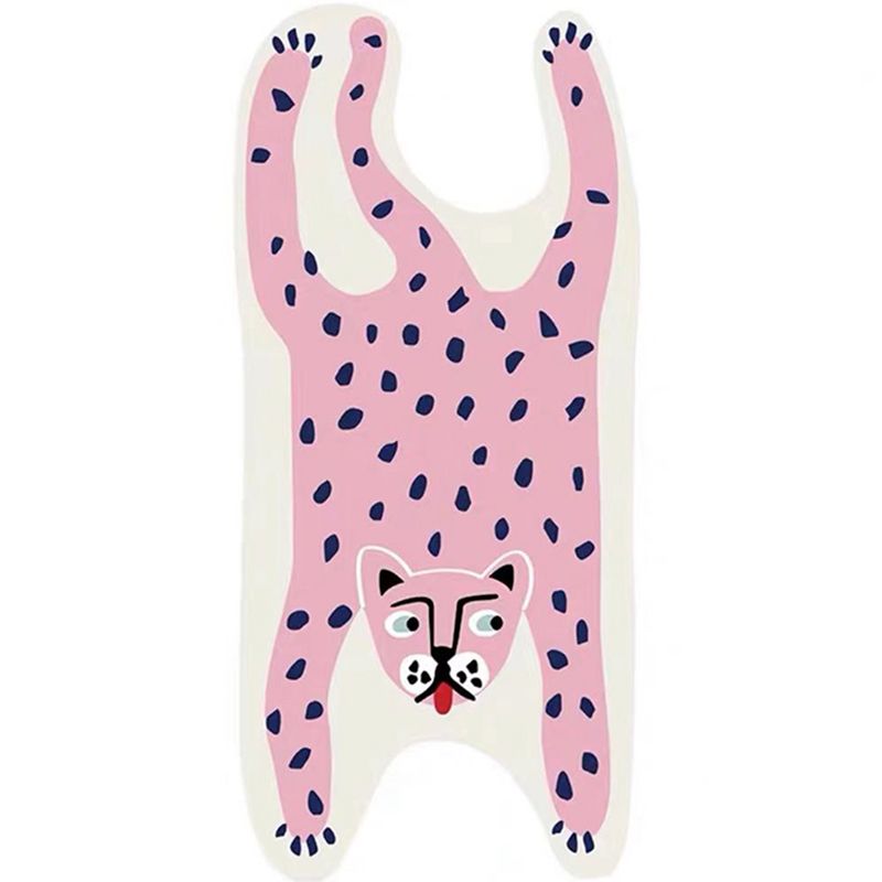 Trendy Washable Carpet Comfort Animals Pattern Polyester Rug Stain Resistant Carpet for Home Decor