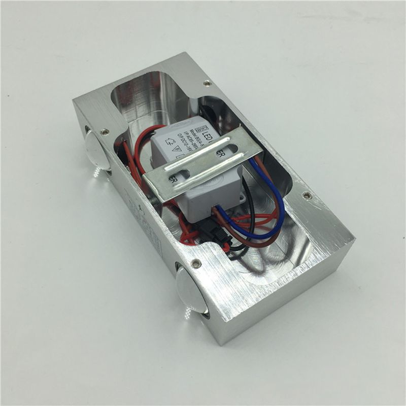 Modern Style Rectangular LED Wall Lamps Metal 4-Light Wall Lighting Ideas