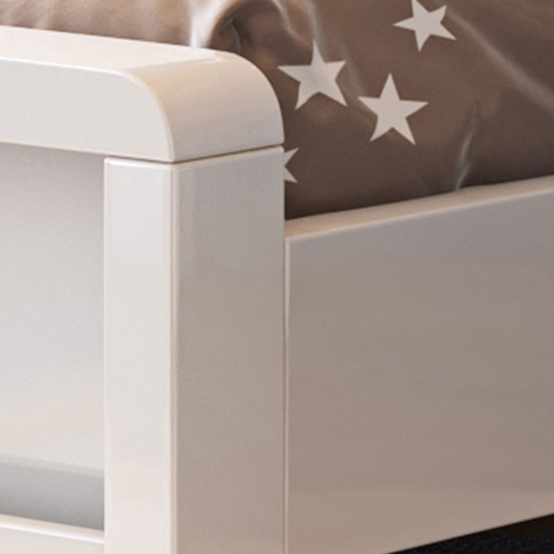 Modern Wood Standard Bed Bookcase Included Bed Frame for Bedroom