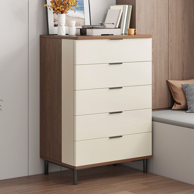 Bedroom Wooden Storage Chest Dresser Modern Style Storage Chest with Drawers