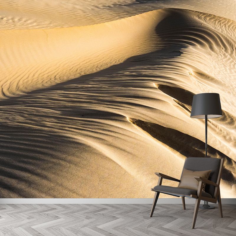 Photography Desert Mural Mildew Resistant Wallpaper for Fireplace