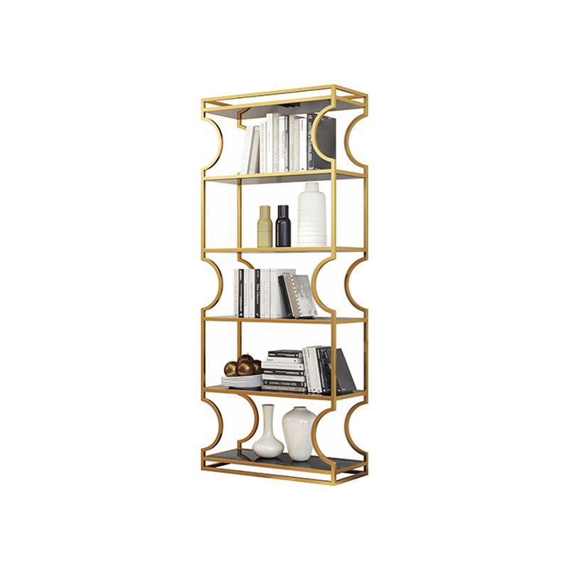 Urban Shelf Bookcase Metal Vertical Bookshelf for Study Room