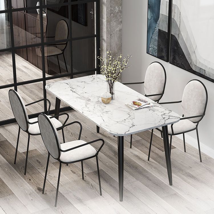 Modern 1/2/3/4/5/6/7 Pieces Dining Set Marble Dining Furniture Set /Separate Items