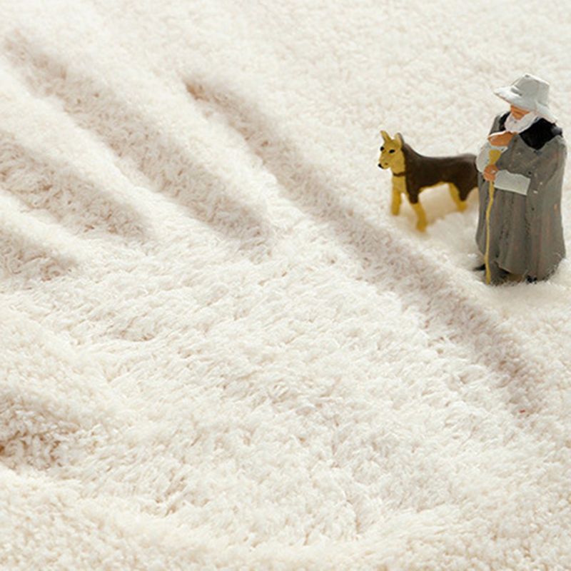 Modern Apricot Carpet Washable Carpet Polyester Carpet with Non-Slip Backing