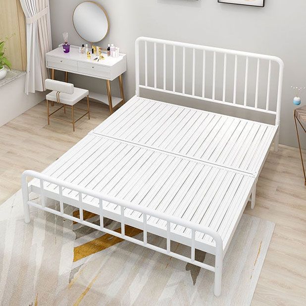 Contemporary Iron Open-Frame Bed 39.37" H Low Profile Bed Frame Set