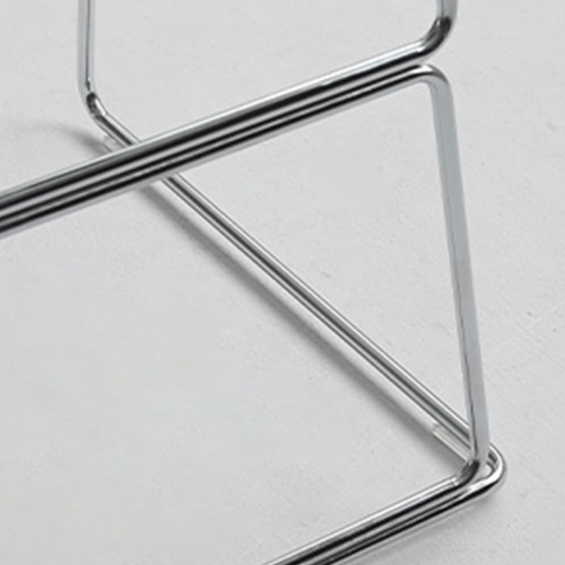 Modern Style Bar-stool Bucket Plastic Bar Stool with Metal Legs for Home