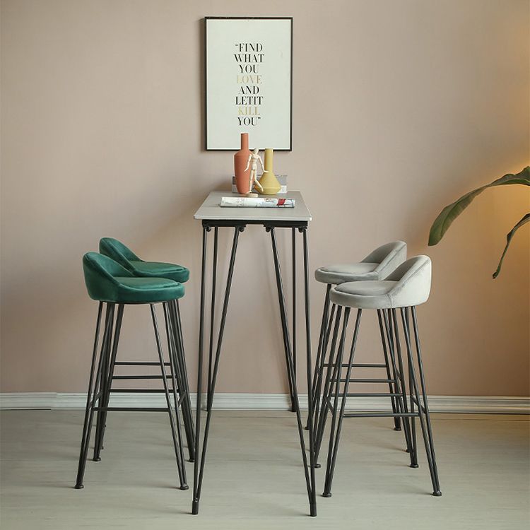 1/2/3/5 Piece Matte Finish Pub Dining Set Modern Sintered Stone Bar Table Set