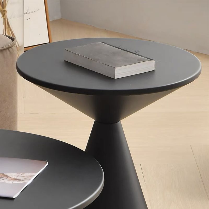 Mid-Century Modern Cocktail Table Pedestal Metal Coffee Table