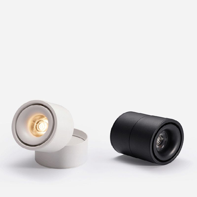 Minimalisme 1-Light LED Flush Plafondlamp Metalen Cilinder Plafondlamp Fixture