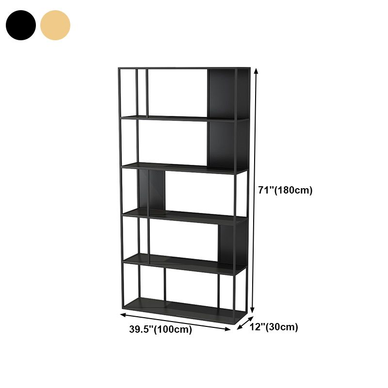 Modern Style 4-shelf Bookshelf Open Shelf Bookcase for Home Office