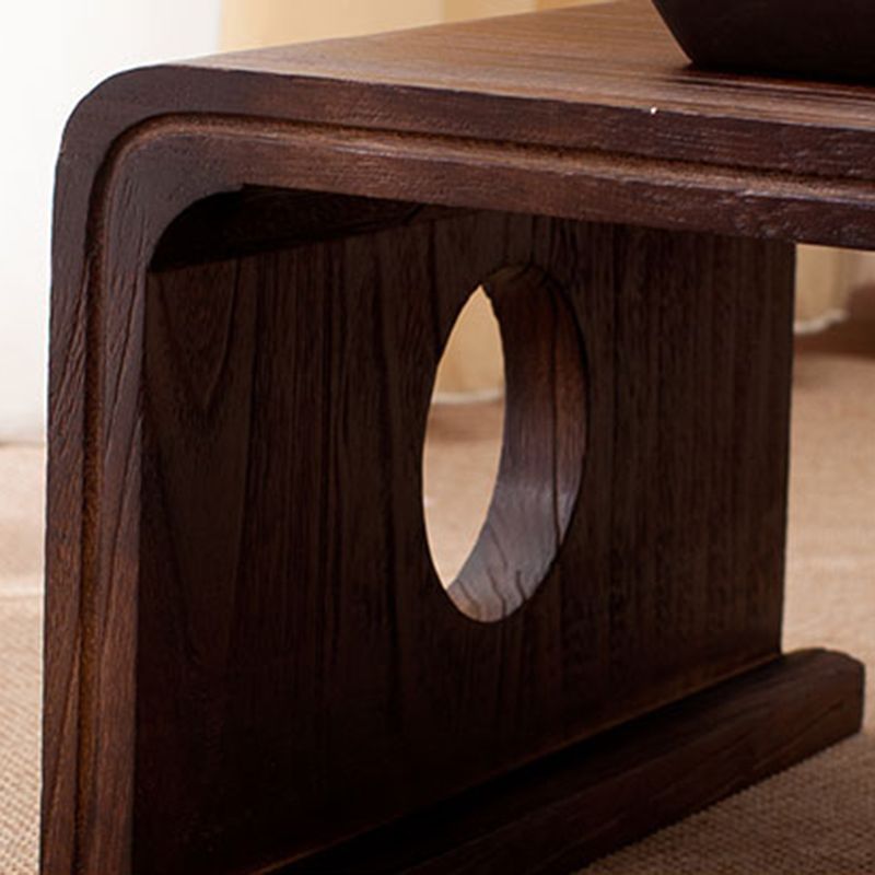 Modern Style Paulownia Rectangular Coffee Table in Walnut/oak/wood