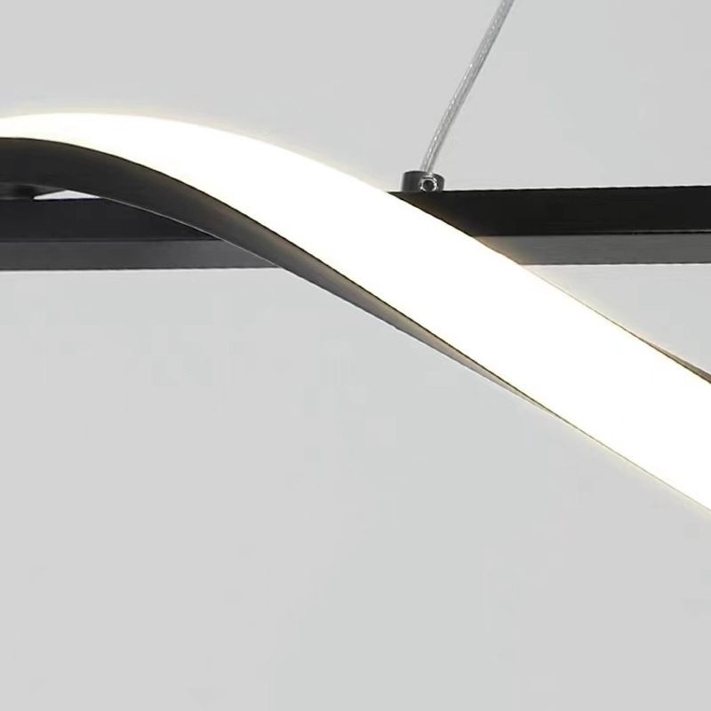 Modernism White/Black Kitchen Island Lighting Unique Ceiling Light for Bedroom