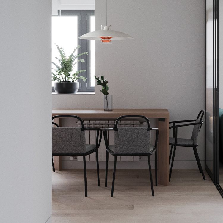 UFO Shaped Single Light Minimalist Hanging Lamp 17.7" Wide Aluminum Alloy Lighting Fixture for Corridor Aisle