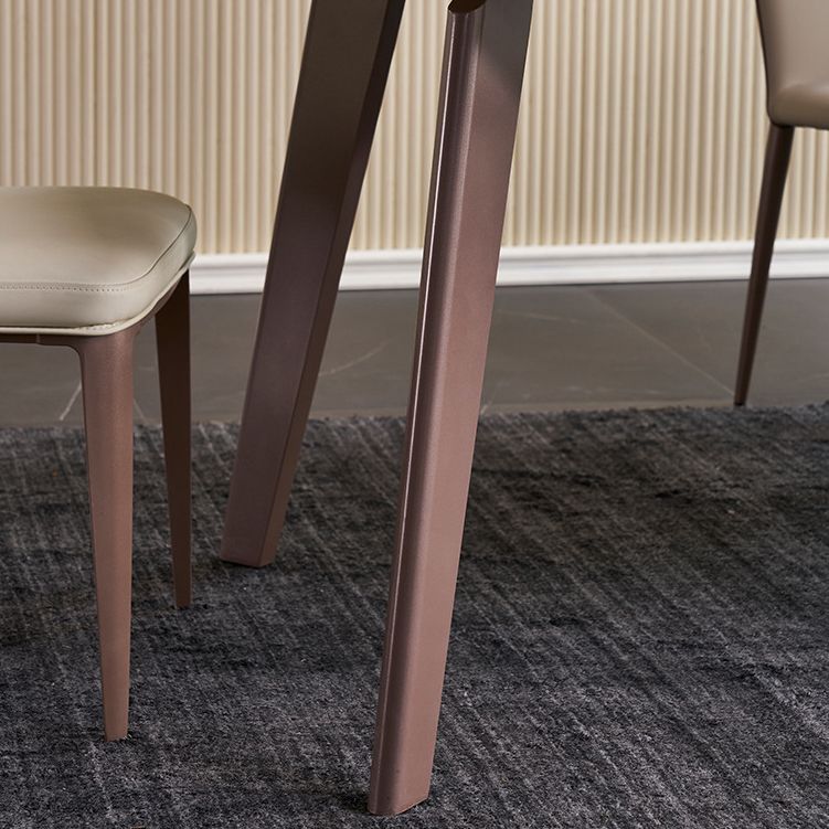 Contemporary 1/4/5 Pieces Dining Set Sintered Stone Dining Room Set