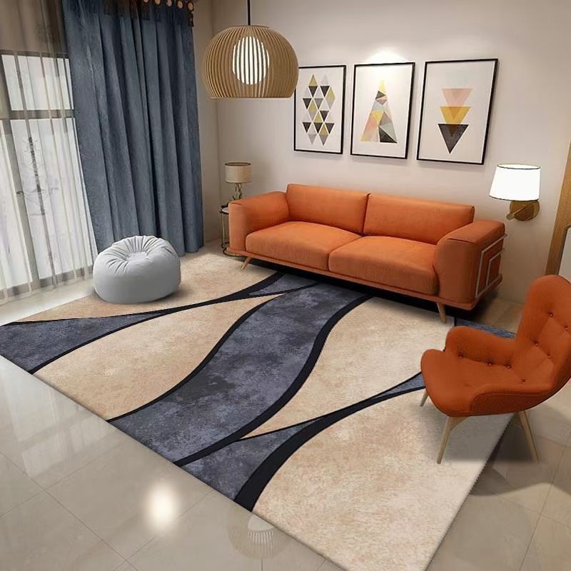Prachtig tapijt Modern Area Rug Polyester Stain Resistent Washable Area Rug voor woonkamer