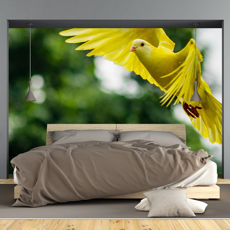 Bird Mildew Resistant Wall Mural Wild Animal Wallpaper Sitting Room Wall Mural