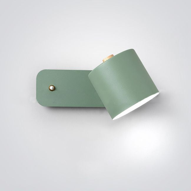 Estilo moderno nórdico 1 luz de pared de metal ligero de pared ligera para sala de estar para sala de estar