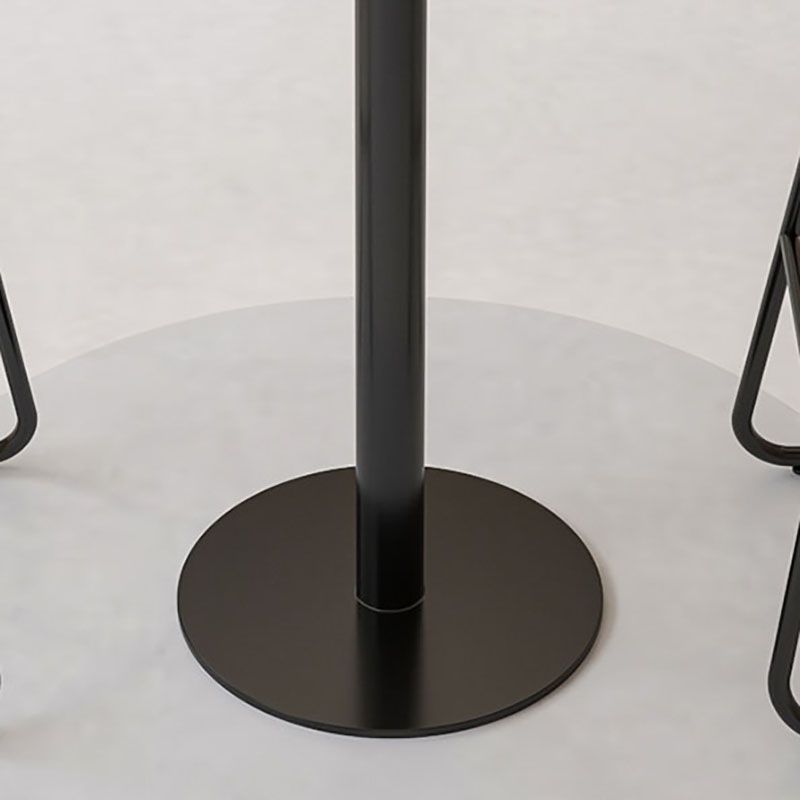 Table de bar en métal industriel fausse marbre rond haut bistrot intérieur table - 23 "x41"