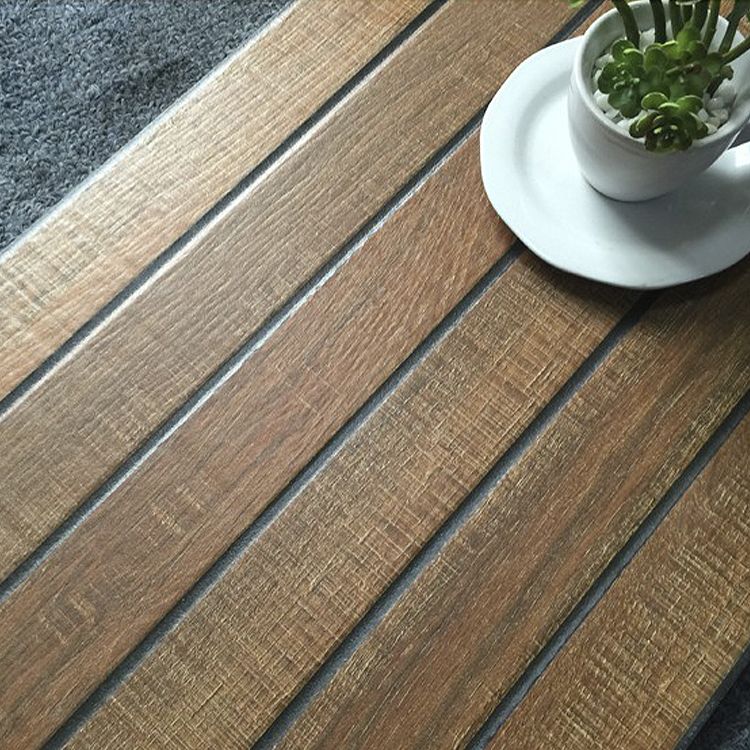 Outdoor Snapping Deck Tiles Striped Composite Wooden Deck Tiles