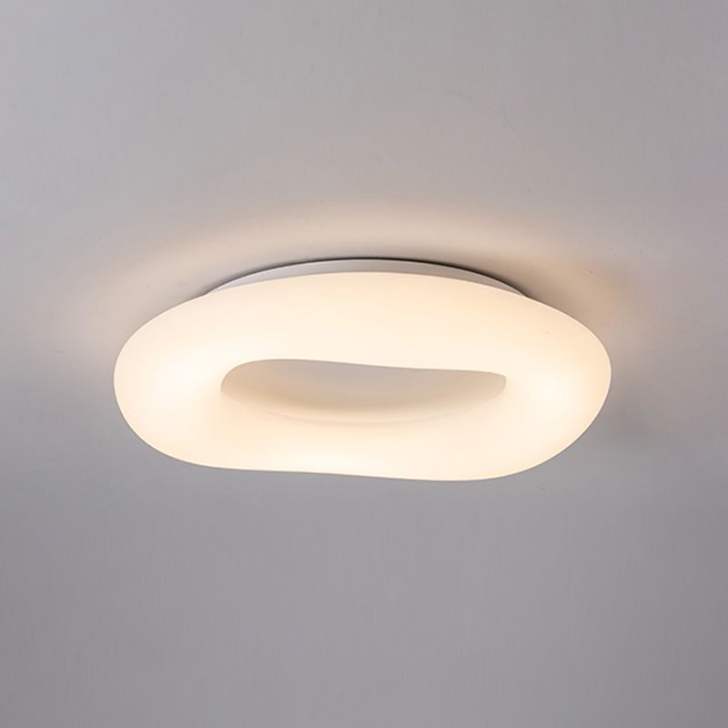 Plafonnier LED circulaire de Style nordique, luminaire décoratif de plafond, idéal pour une chambre à coucher