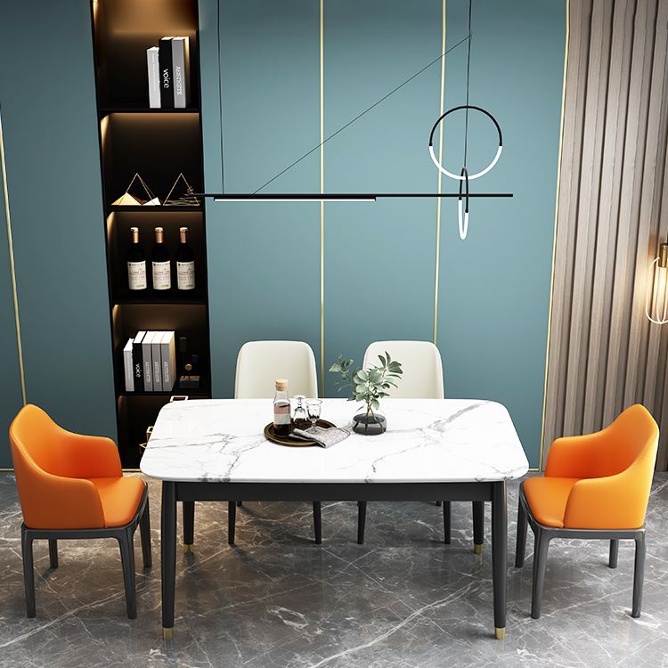 Chaise de glamour de style caoutchouc de cuisine solide
