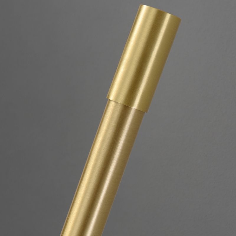 Metall lineare LED -Wandmontaglampe moderner Stil 1 leichte Leuchten in Gold