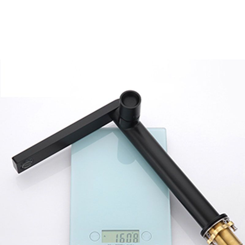 Modern Brass Bathroom Faucet Knob Handles Deck-mount Fixed Faucet
