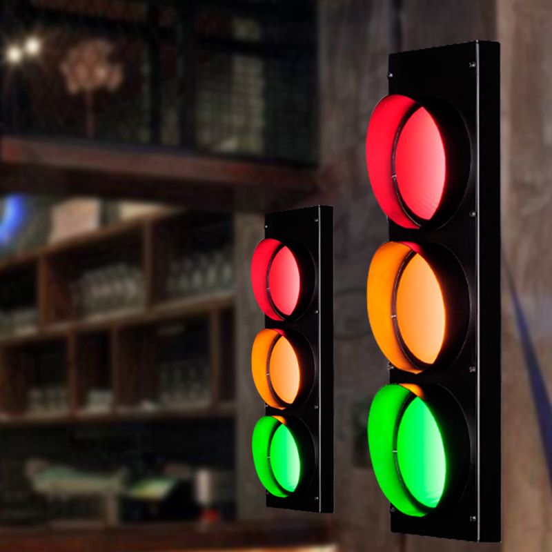 Indoor Decoration Wall Mount Light Creative Traffic Light Sconce Light for Coffee Shop