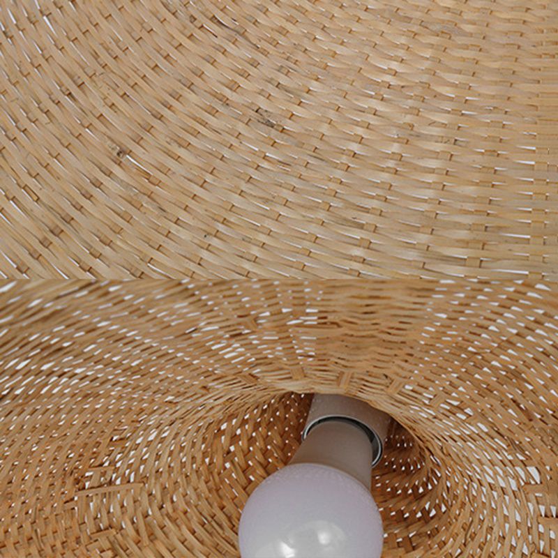 Minimalist Handmade Pendant Light, Cowboy Hat Shade 1-Light Pendant Lighting