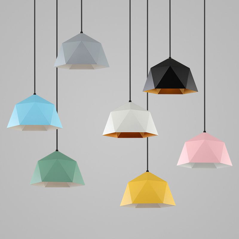 Lumière suspendue colorée à style nordique Macron Pendant Light Hanging Light pour la chambre