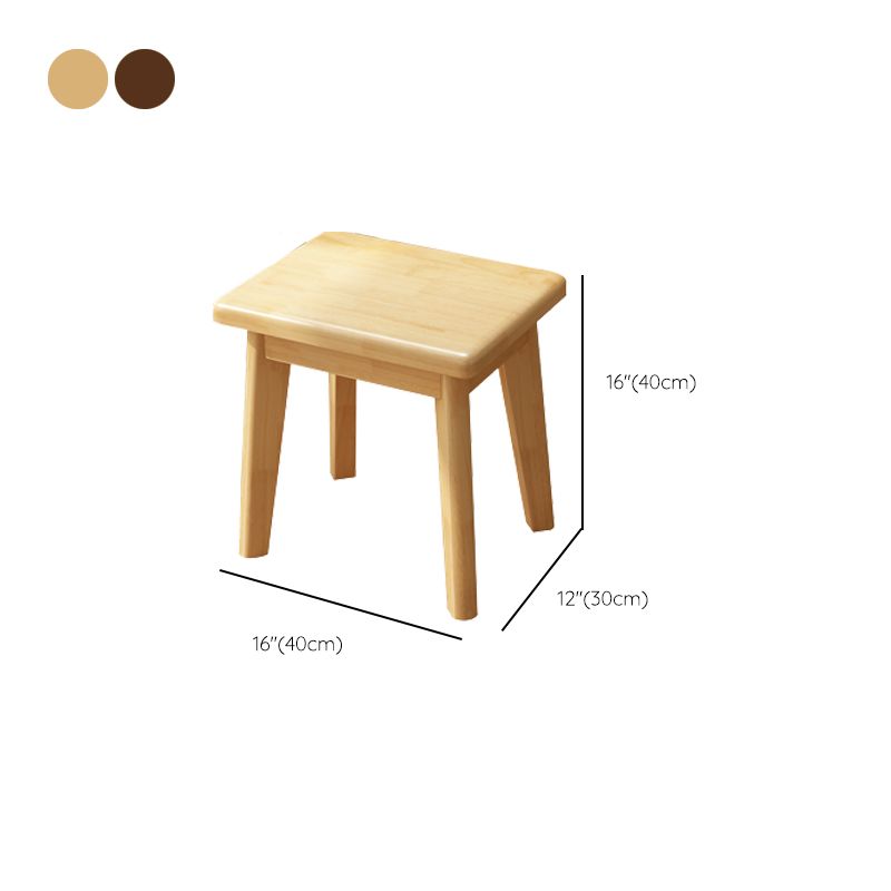 Modern 3-Drawer Solid Wood Vanity Makeup Table Vanity Stool