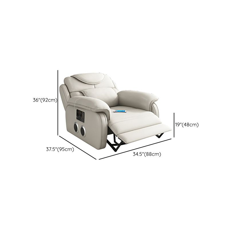 USB Charge Port Standard Recliner Extended Footrest Recliner Chair