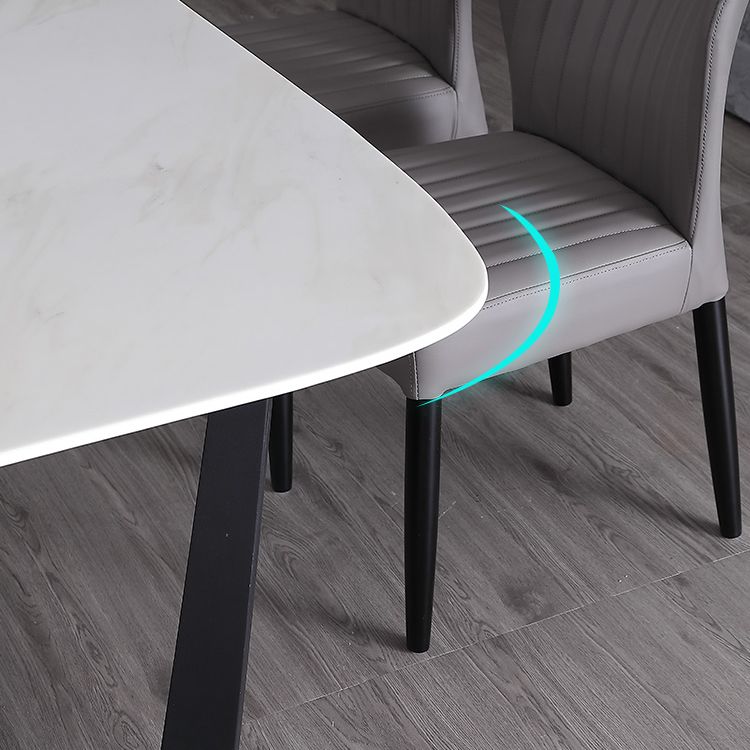 Modern 1/4/6/7 Pieces Dining Set Sintered Stone Dining Table Set for Home