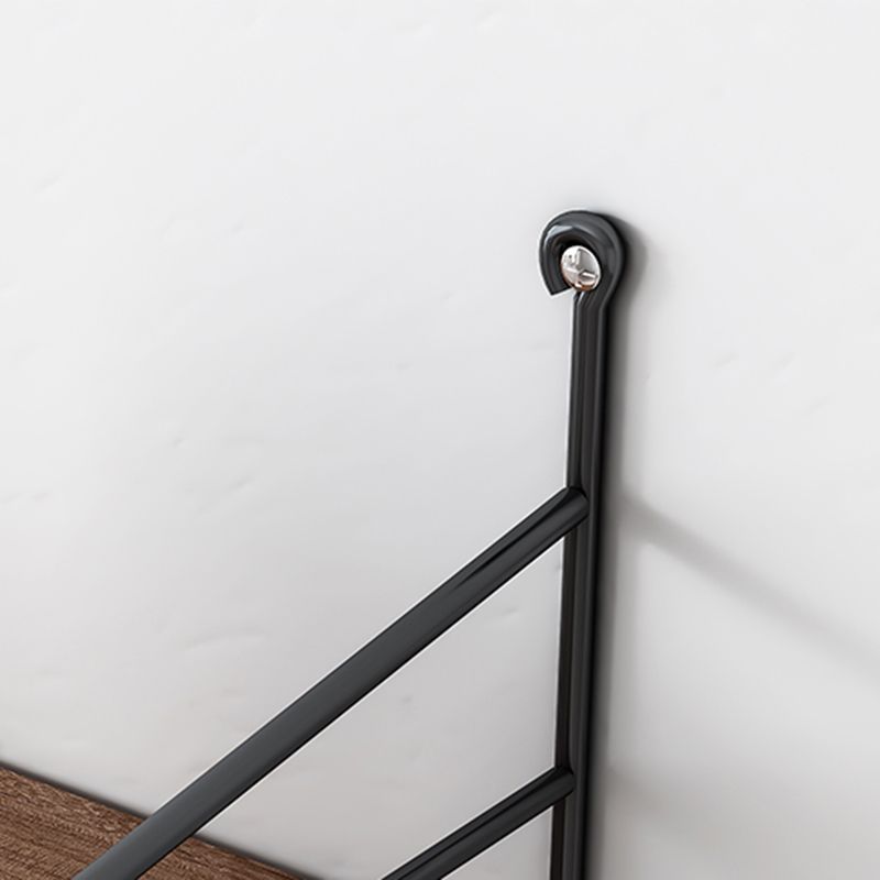 Contemporary Metal Shelf Bookcase Adjustable Floating Bookcase