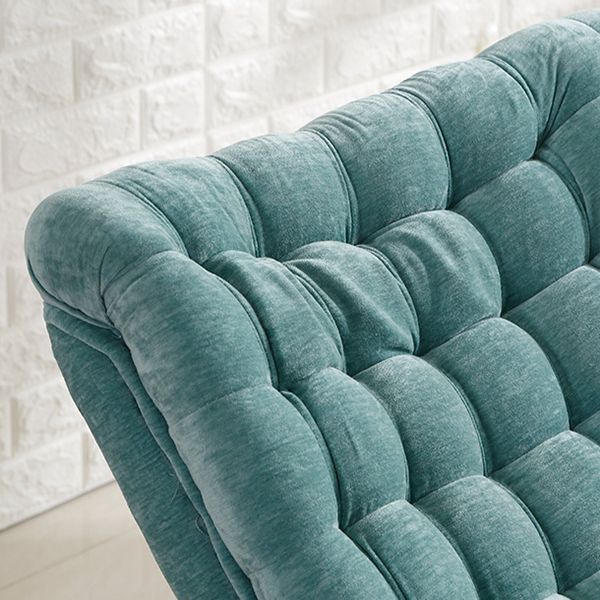 Interior Furniture Relaxing Lazy Sofa Chair Leisure Velvet Fabric Rocking Chair