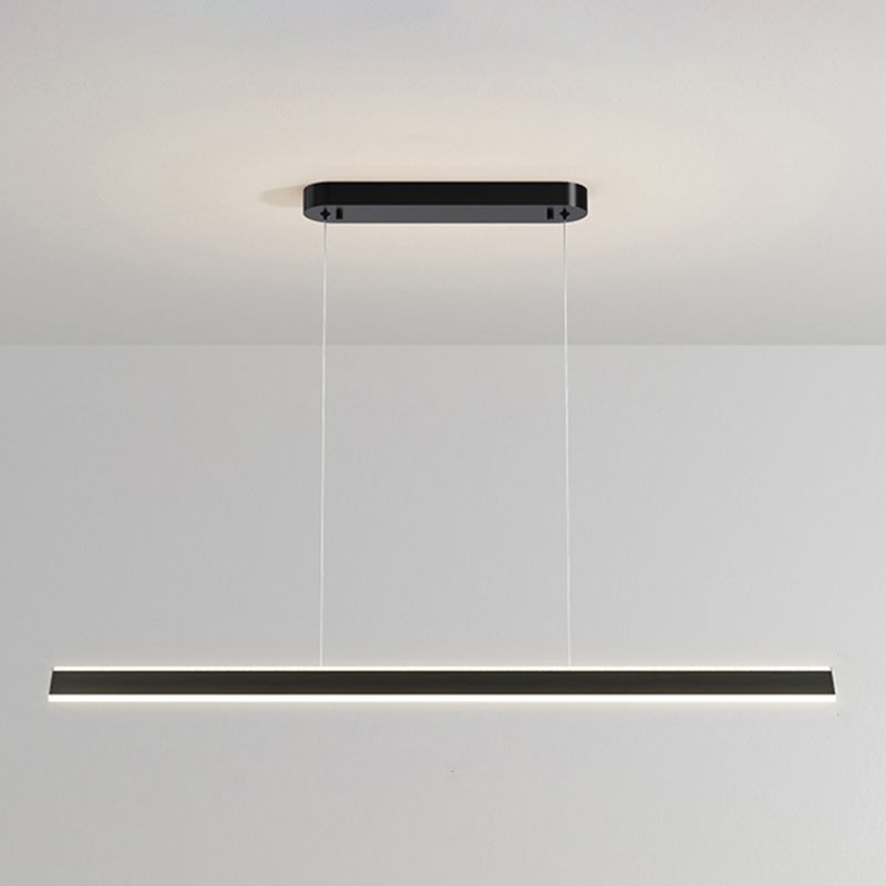 LED Island Lamp Modern Island Hanging Lamp with Acrylic Shade for Bedroom