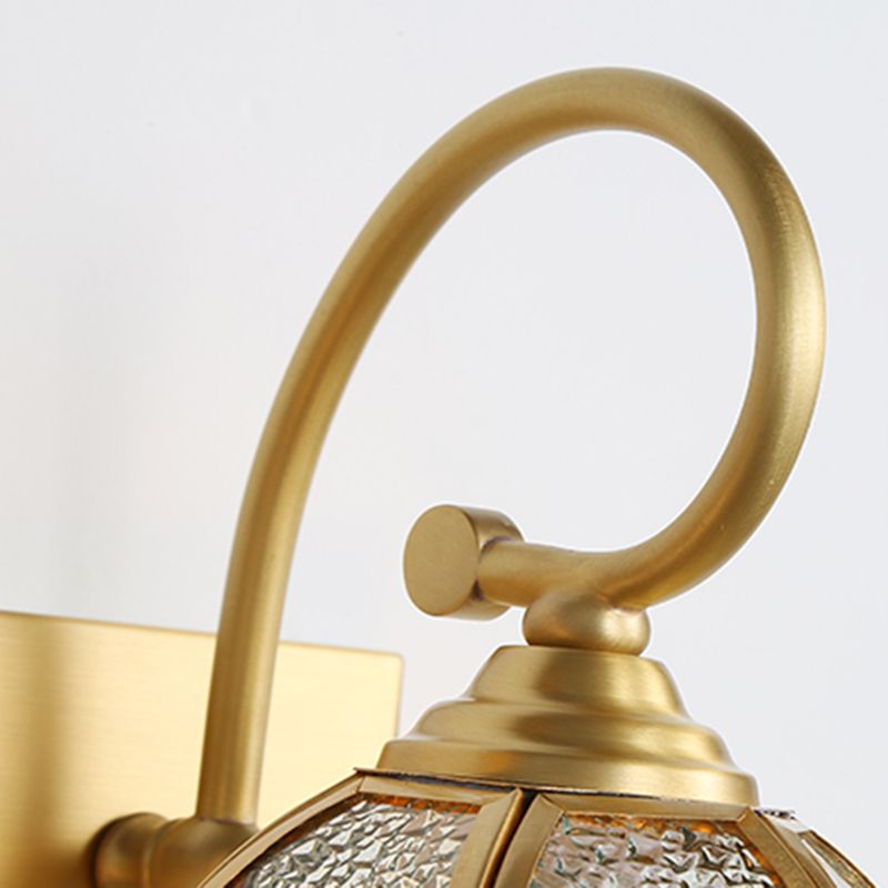 Luminaires muraux de vanité murale à LED en laiton pour toilettes de salle de poudre