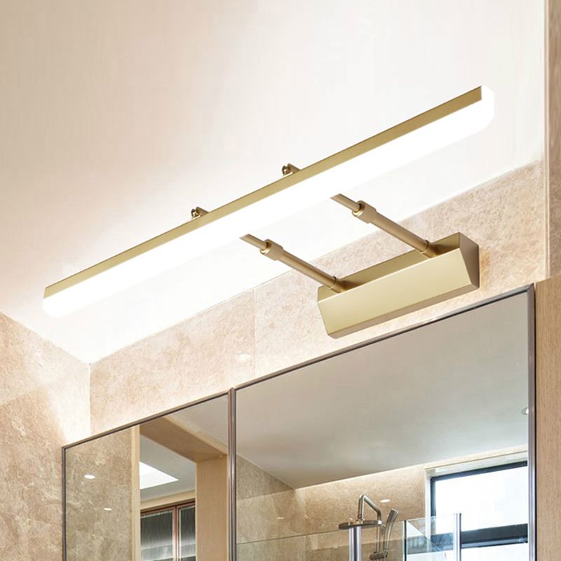 Stretchable Bathroom LED Vanity Wall Light Contemporary Linear Wall Sconce Lighting