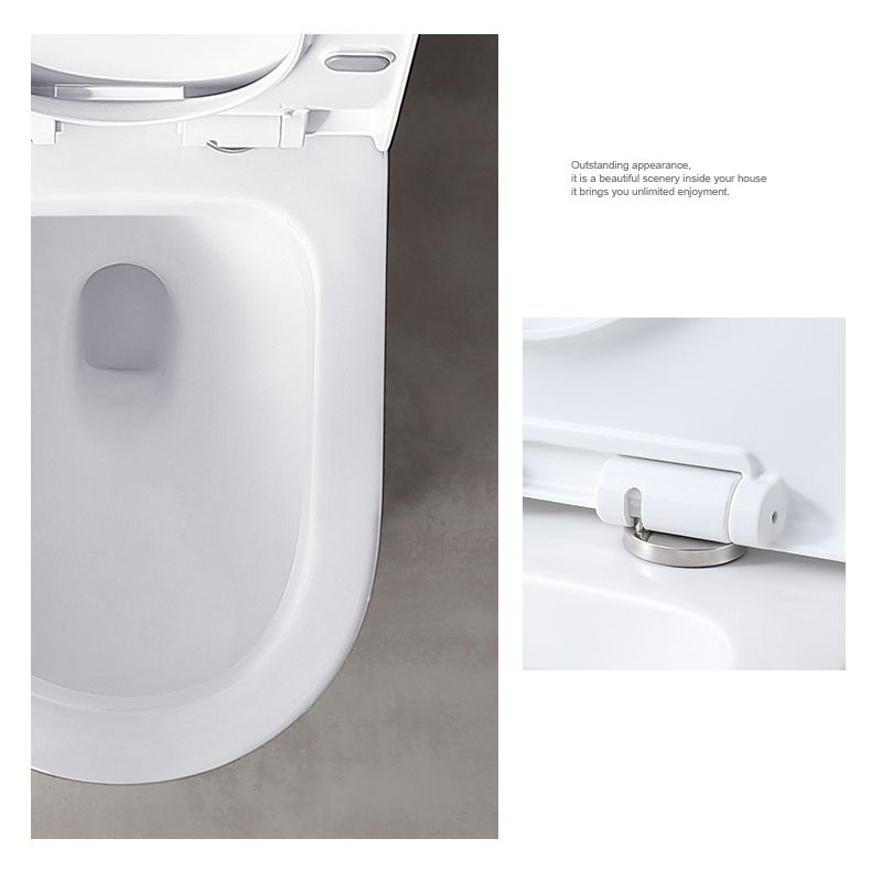 Modern Toilet Bowl One Piece Toilet Floor Mounted Siphon Jet Toilet