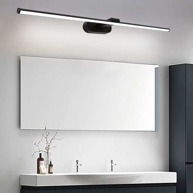 Iluminación de pared lineal de metal iluminación de estilo minimalista de pared LED montada en la pared de la pared.