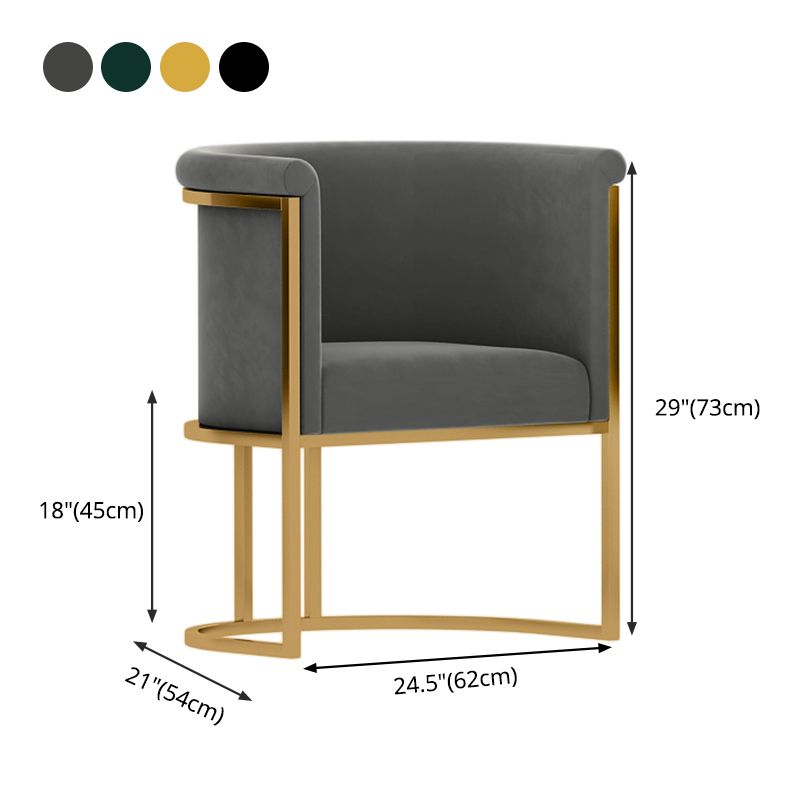 Chaises sans accoudoirs rembourrées de style scandinave, chaises latérales à dossier solide pour la maison