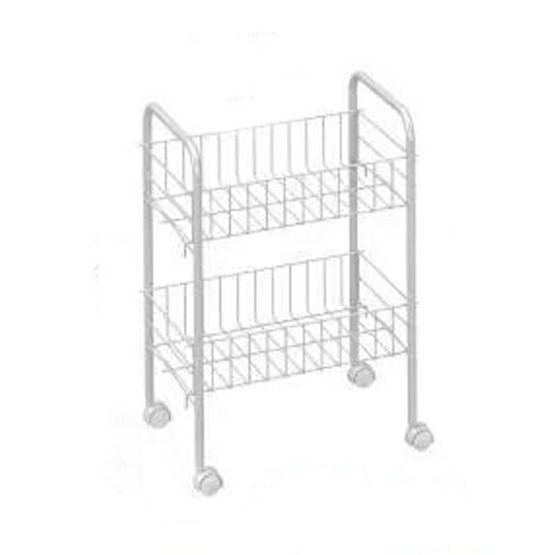 Buchhandelshandschel des zeitgenössischen Stils mit Casters White Book Regal für Lernraum