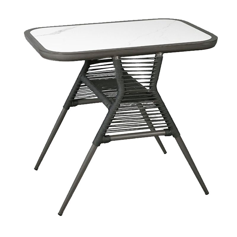 Boho Style Bistro Set 1/3 Pieces Stone Top Bistro Set for Home