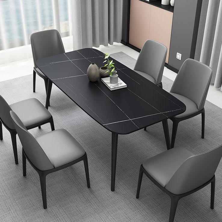 Modern 1/2/3/5/7 Pieces Dining Set Sintered Stone Dining Table Set