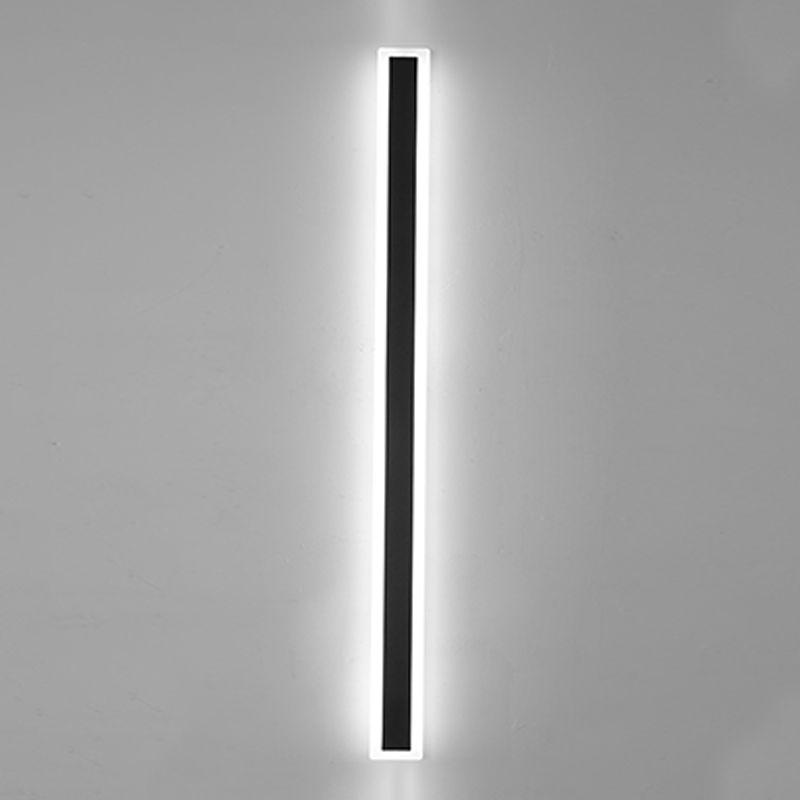 Modern Style Linear Sconce Light Fixtures Metal 1 Light Wall Mounted Lighting