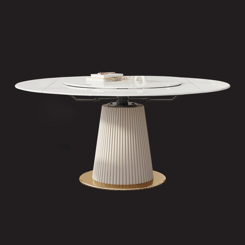 Contemporary Round Table Set 1/4/5/7 Pieces Dining Set for Home Use