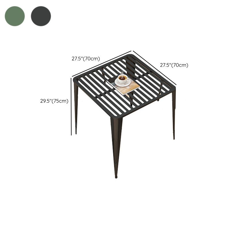 Modern Style Metal Dining Set 1/2/5/7 Pieces Dining Table Set for Outdoor