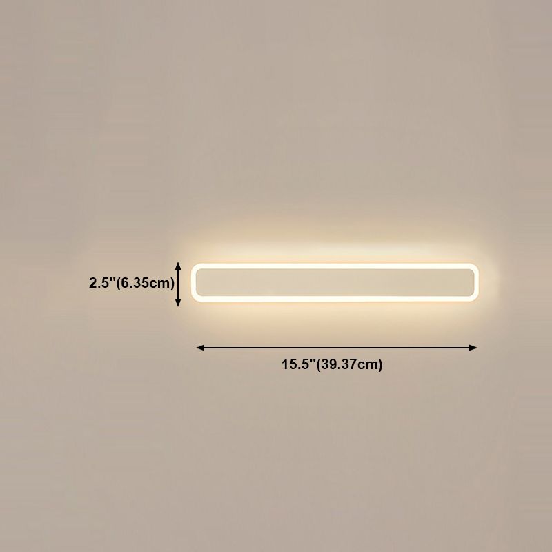 Metal Linear Wall Sconce Lighting Nordic LED Sconce Light Fixture