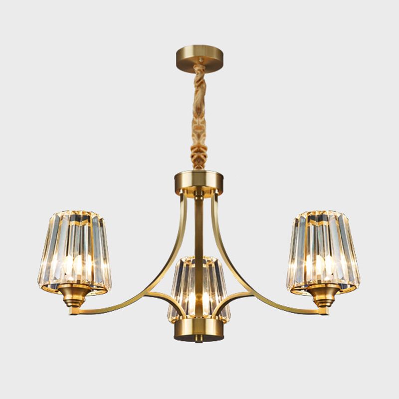 Postmodern Starburst Chandelier Pendant Light Glass Hanging Light Fixtures for Living Room