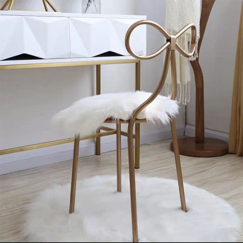 White Vanity Table Glam 33.07" H Dressing Table with Mirror and Stool
